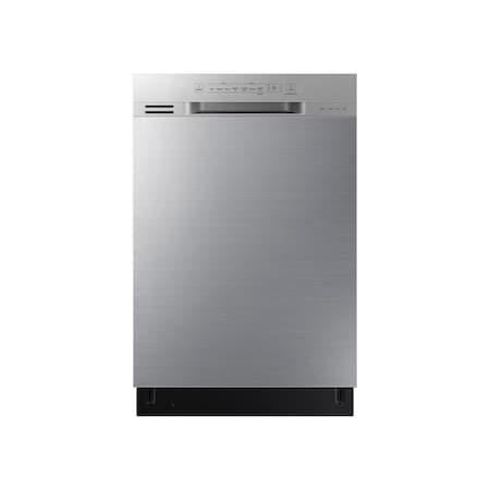 Samsung 24-in. Front Control Stainless Steel Dishwasher with 3rd Rack, 51 dBA, and Digital Leak Sensor DW80N3030US